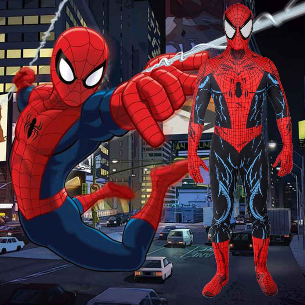 Costume Spiderman Zentai Cosplay pour enfants et adultes